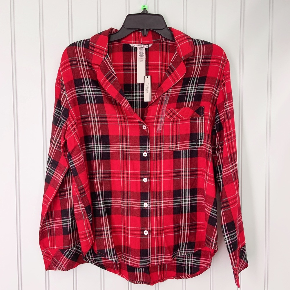 Victoria’s Secret shimmer flannel PJ set - Picture 7 of 16